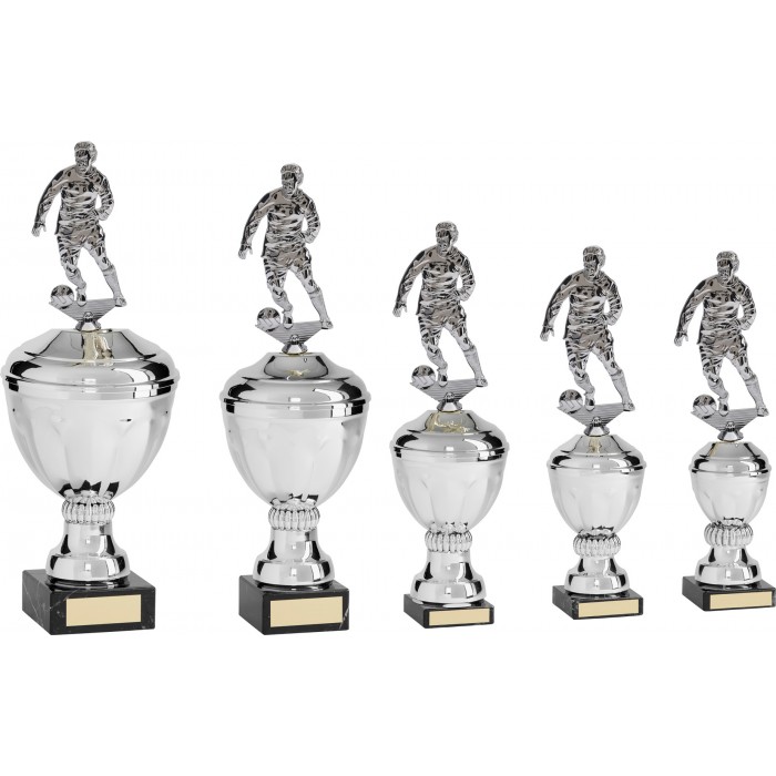 METAL FOOTBALL TROPHY  - AVAILABLE IN 5 SIZES